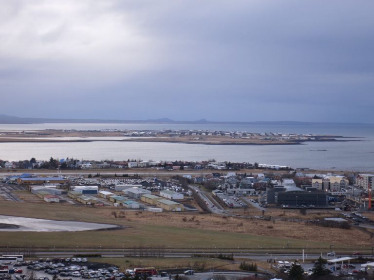 Icland, Reykjavík - Panorama from Hallgrimskirkja