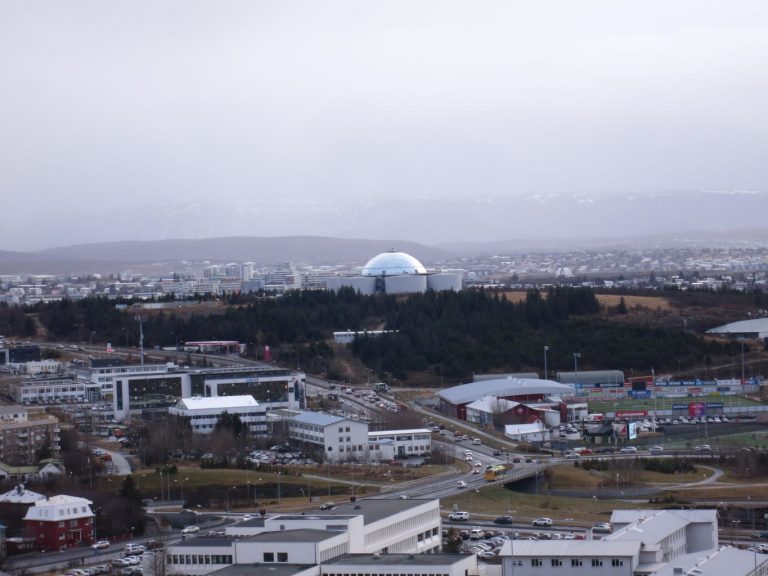 Icland, Reykjavík - Panorama from Hallgrimskirkja