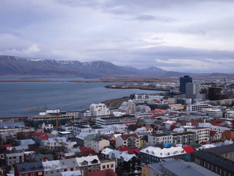 Icland, Reykjavík - Panorama from Hallgrimskirkja