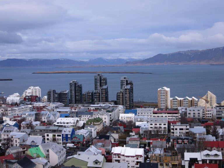 Icland, Reykjavík - Panorama from Hallgrimskirkja