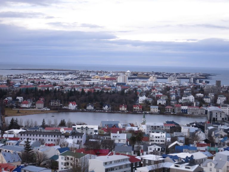 Icland, Reykjavík - Panorama from Hallgrimskirkja