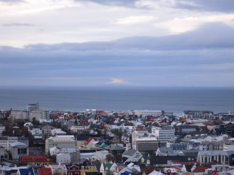 Icland, Reykjavík - Panorama from Hallgrimskirkja