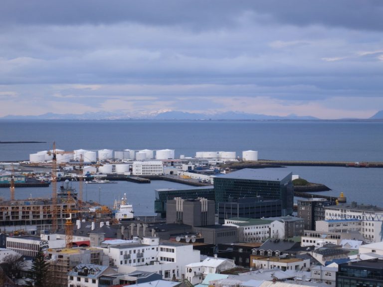 Icland, Reykjavík - Panorama from Hallgrimskirkja