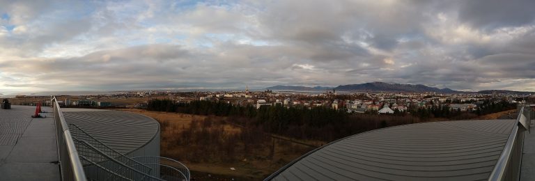 Icland, Reykjavík - City and Landscape view from Perlan