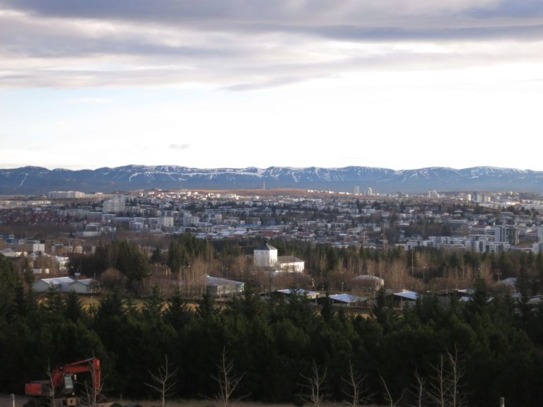 Icland, Reykjavík - City and Landscape view from Perlan