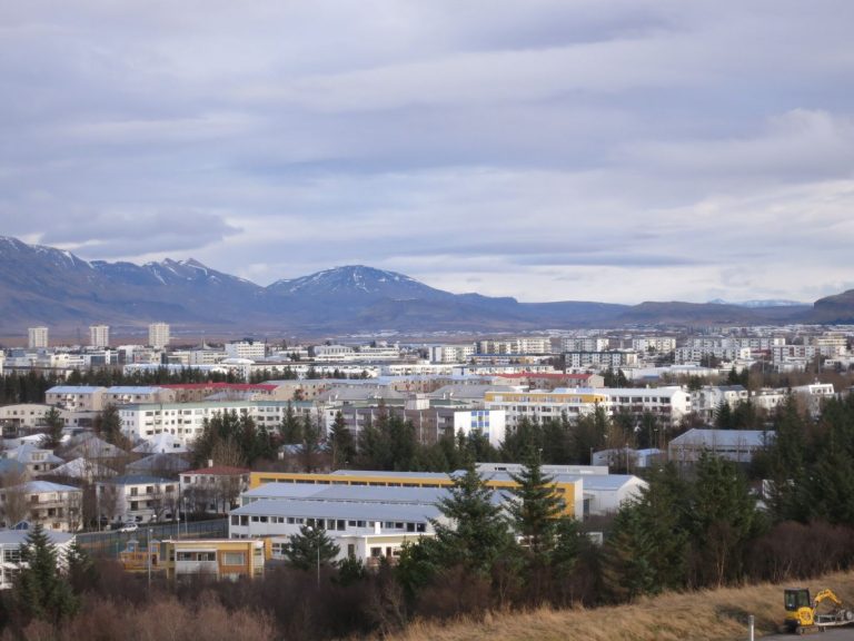 Icland, Reykjavík - City and Landscape view from Perlan