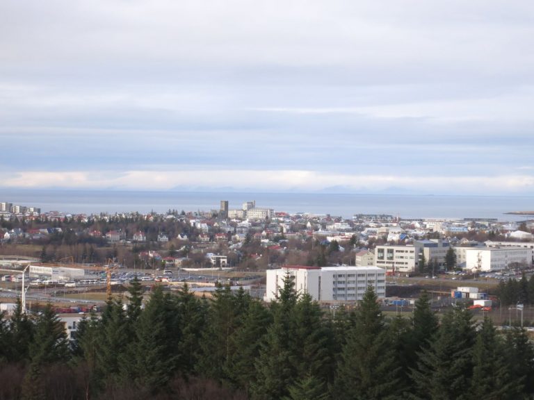 Icland, Reykjavík - City and Landscape view from Perlan