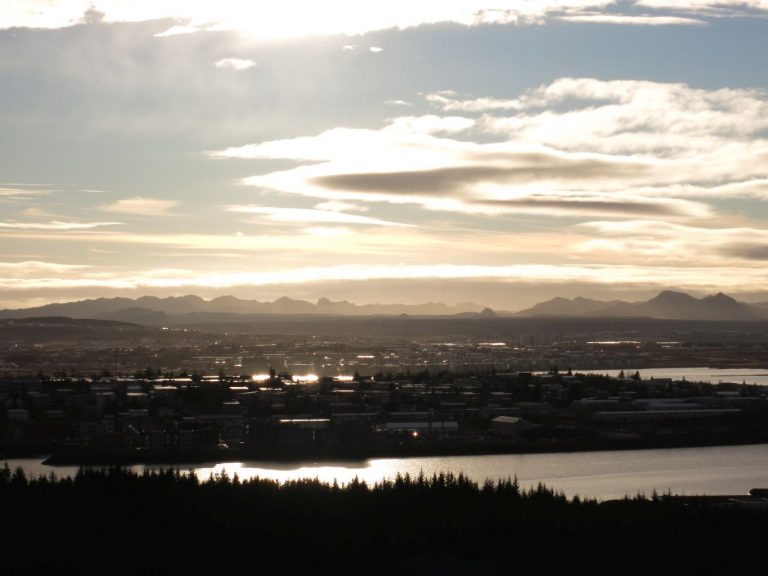 Icland, Reykjavík - City and Landscape view from Perlan