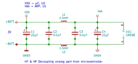 SoundMeter with A-Weighting Filter - Strip PCB Version